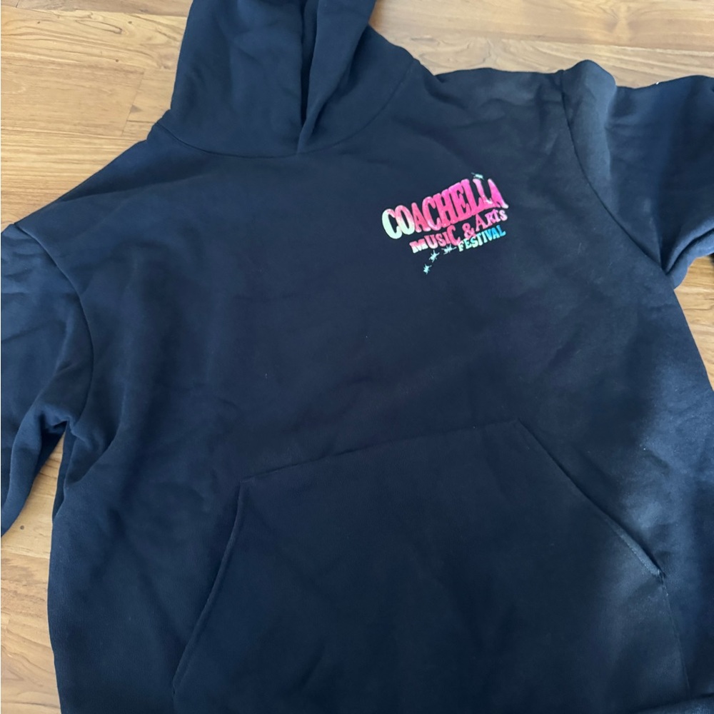 Coachella Music & Arts Festival 2025 - Black Hoodie - Medium - New